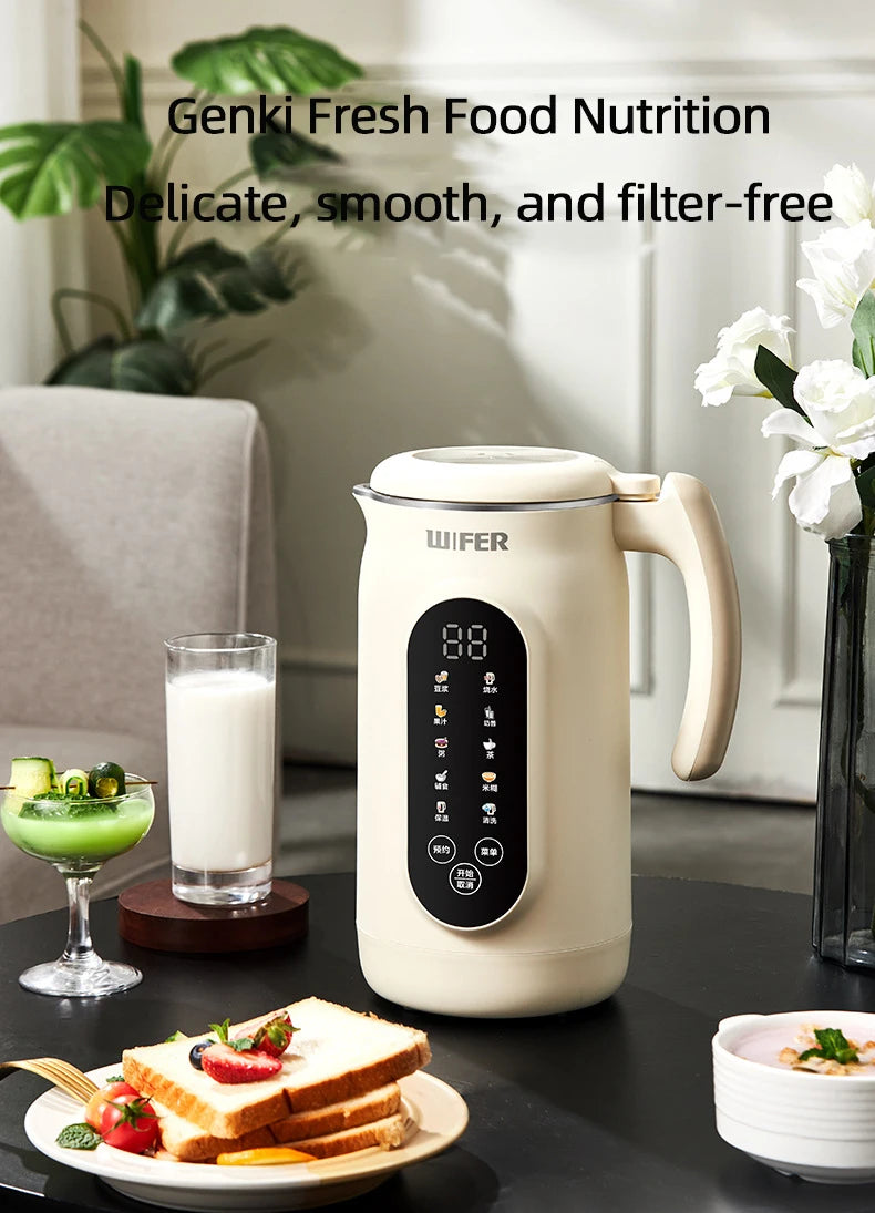 Automatic Soy Milk Machine Electric Juicer Blender Multifunctional Wall Breaking Machine Soybean Milk Maker Breakfast Machine