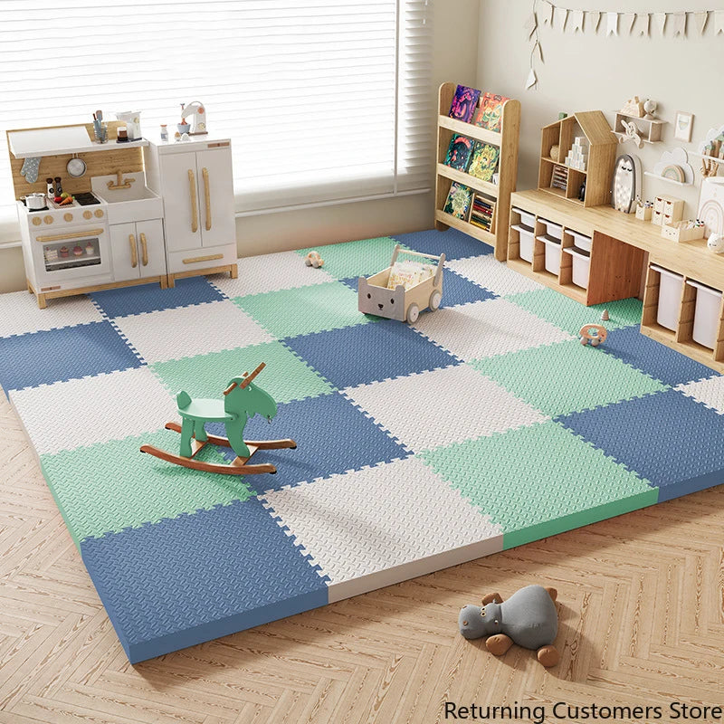 2.5CM Thick Baby Play Mats EVA Foam Puzzle Mat Children Room Activities Mat For Baby Interlock Floor Carpet Exercise Rugs 30CM