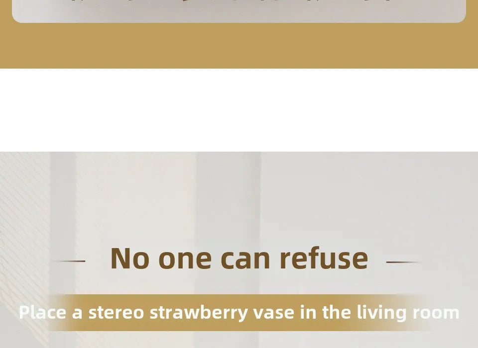 Emboss Strawberry Vase Ceramic Vase Children's Room Artifact Floral Accessories Fruit Pot Flowerpot Home Decoration Accessories