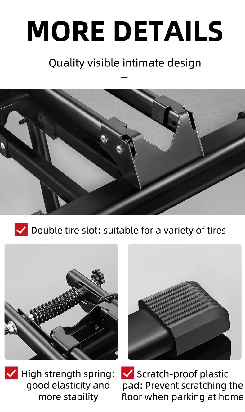 ROCKBROS Bike Parking Stand Indoor Floor Stable Support Bicycle Parking Stand Road MTB Bike Support Holder Rack Bike Accessories
