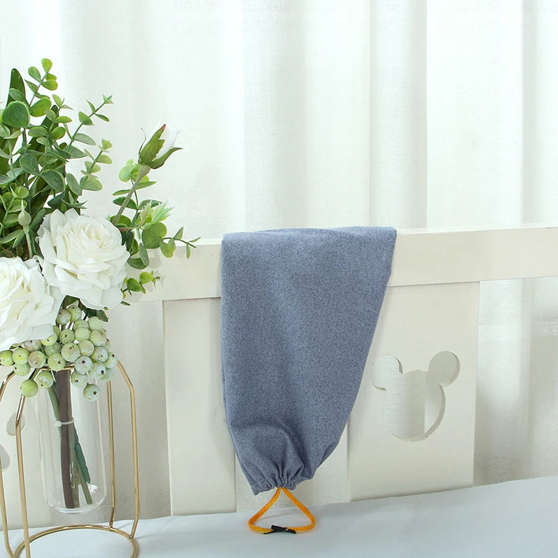 Cylindrical Bolster Pillowcase Double Drawstring Design Bed Sofa Neck Back Waist Support Body Cushion Cover Candy Pillow Cover