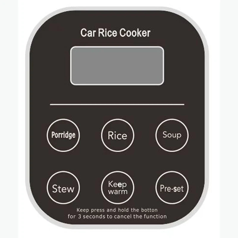 Car rice cooker 12v 24V 220V car home dual use self-driving portable rice cooker 24v truck smart rice cooker lunch box