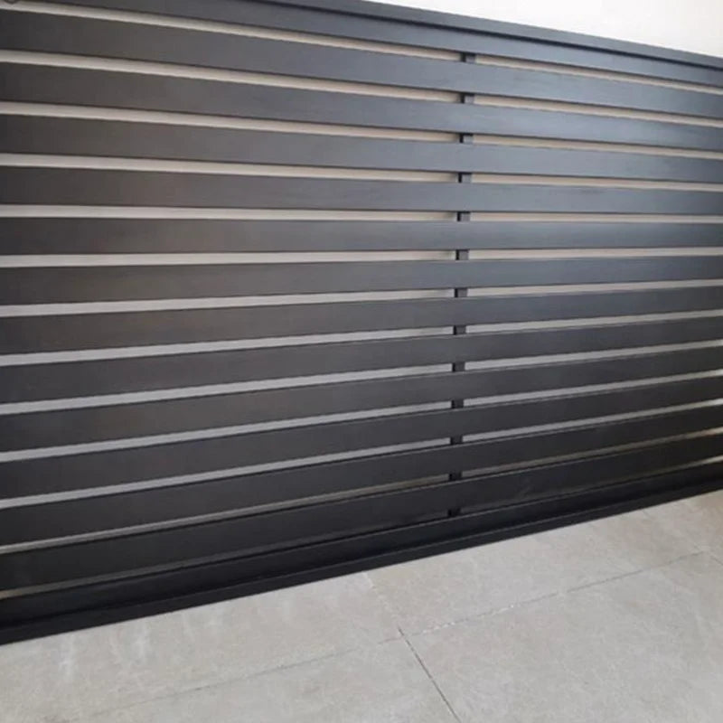 Easy-Install Privacy Decking Fence for Outdoor Wood Garden Fence Vertical Aluminum Metal Slat Fence with Privacy Panels