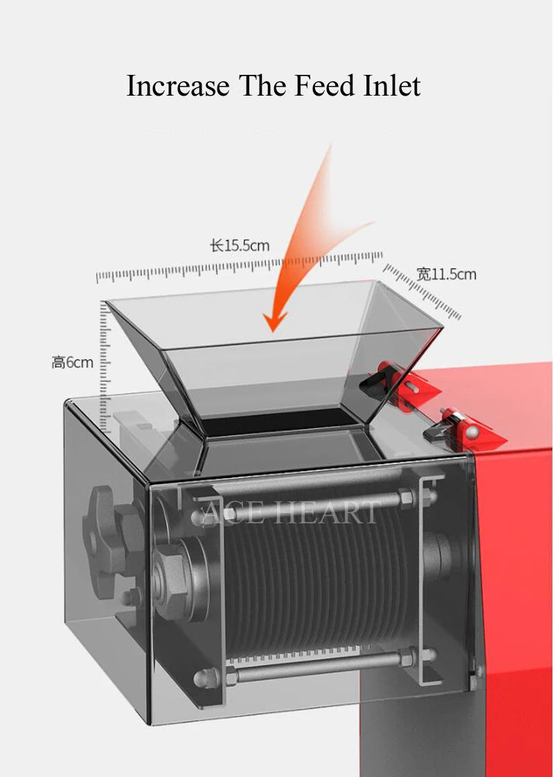 Meat Slicer Commercial Stainless Steel Meat Slicing Machine Meat Shredded Diced Machine 110V 220V