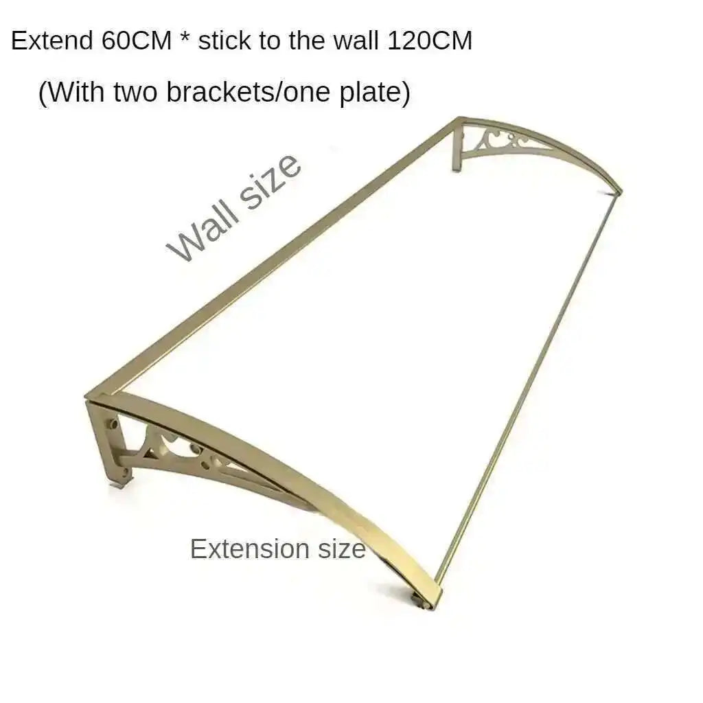 Modern Metal Awning for Electric Box Silent Outdoor Thickened Awnings Personalized Commercial Waterproof Awnings for Terrace