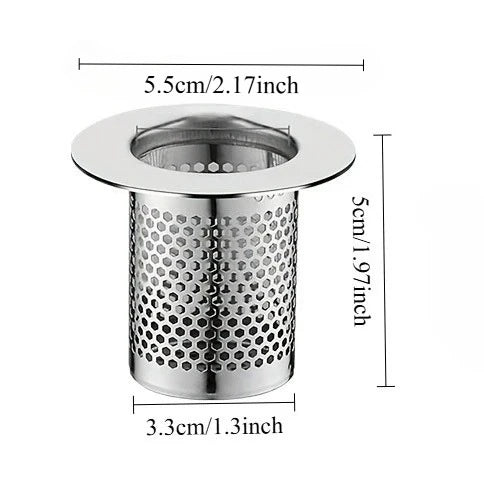 1pc Drain Filter , Bathroom Sink & Shower Drain Catcher, Suitable for Kitchen and Bathroom Drain Protection