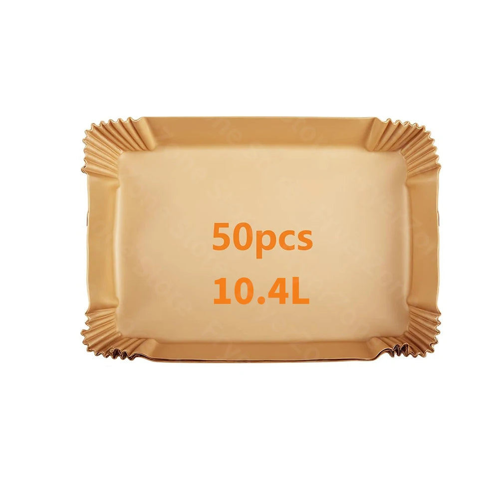 10.4L and 5.2L Air Fryer Disposable Paper Liners For Ninja AF500EU Baking Paper for Ninja Foodi Flex Air Fryer Airfryer Tools