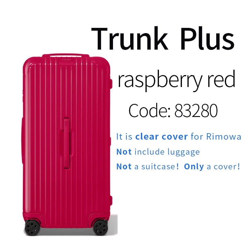 Transparent Cover Applicable for Rimowa Essential Suitcase Protective Cover Clear Trunk Plus 31 33 Inch Rimowa Luggage Cover