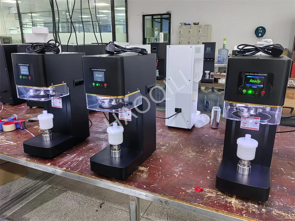 Commercial Can Sealing Machine 330/500/650ml Can Sealer 55mm Caliber Milk Tea Beverage Bottle PET Aluminum Bottle
