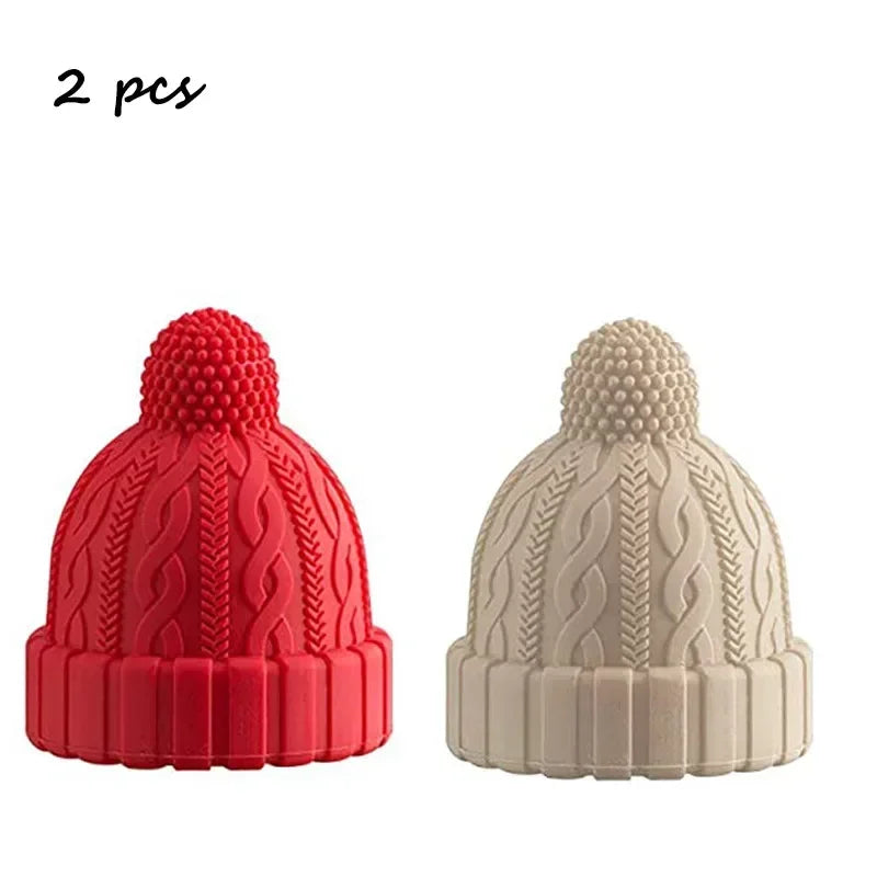 Creative Christmas Magic Hat Wine Stoppers Silicone Wine Stopper Reusable Decorative Seal Stopper Cap for Wine Beverage