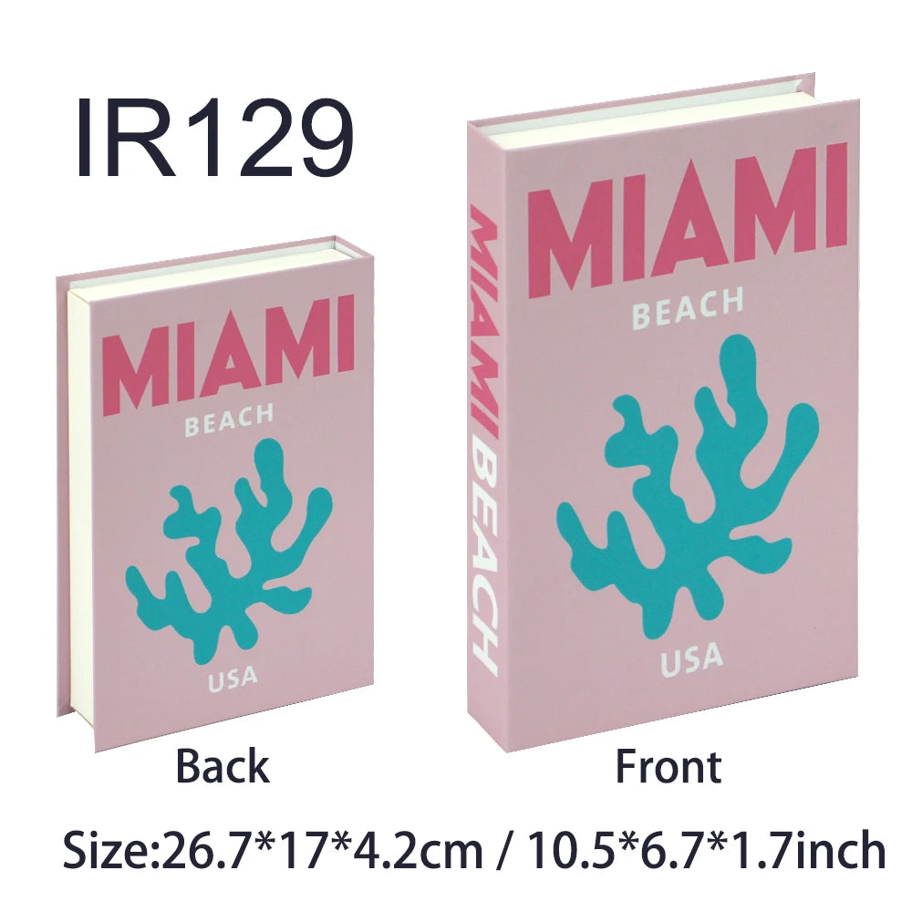 Aperol Cocktail Luxury Fake Books Decoration Coffee Table Decorative Books Club Villa Hotle Decoration Shooting Props Home Extra