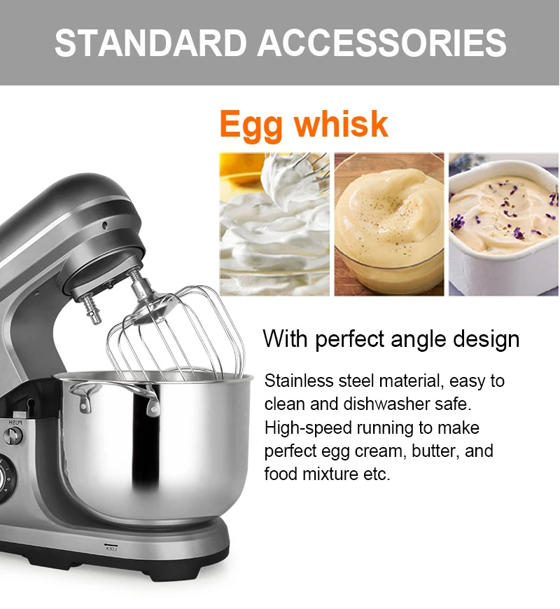Home Stand Mixer High Power Capacity 2000W 11L Cake Bread Dough Mixer Planetary Electric Home Kitchen Appliance Food Mixer