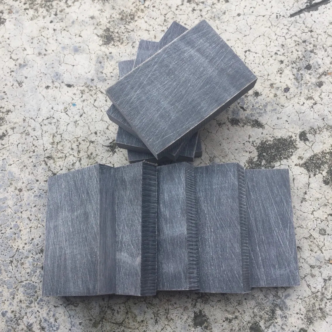 1PC Natural Black Buffalo Horn Sheet White Sheep Horn Knife Blanks Plate Scales Carving Patching Handle Material