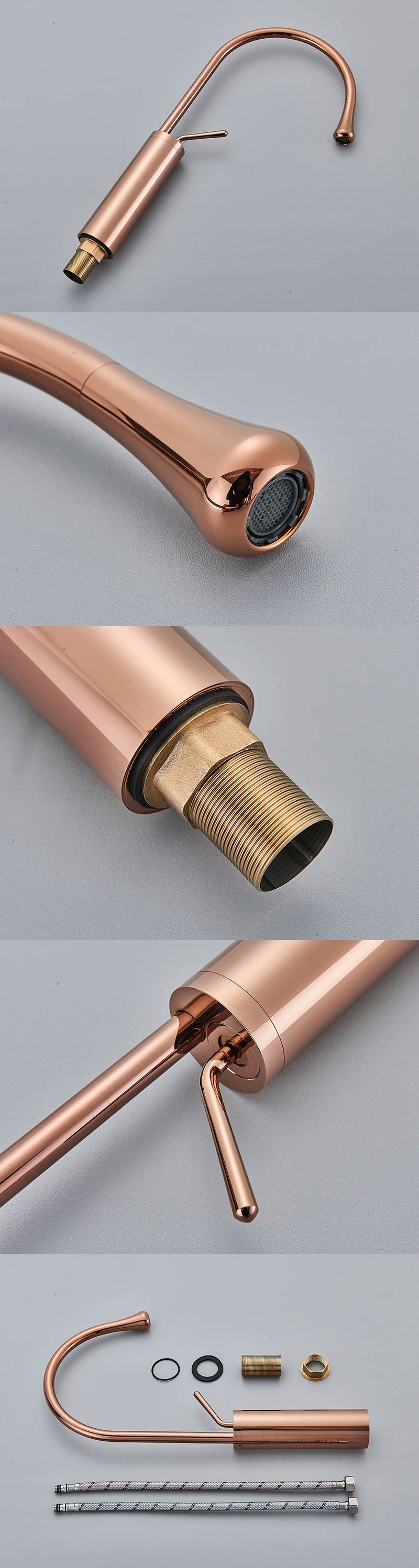 Modern Basin Faucet Bathroom Sink Faucets 360 Rotation Deck Mounted Bathroom Faucet Hot Cold Water Tap Crane For Kitchen Or Bath