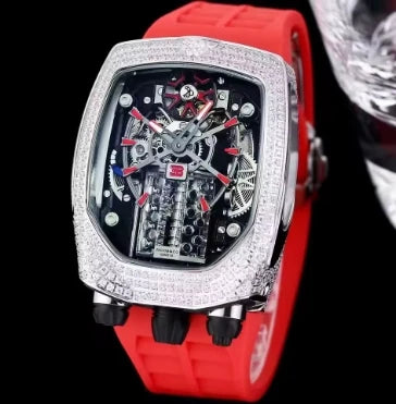 Advanced limited edition men's mechanical watch new design carving custom watch automatic mechanical men's watch men's gif