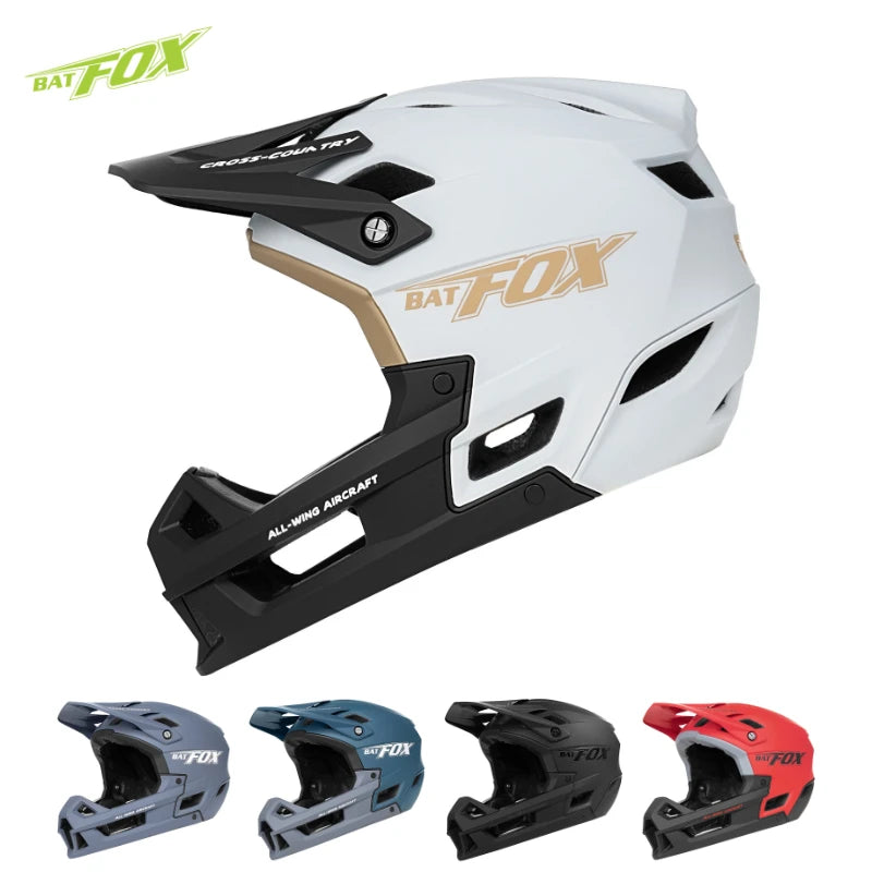 Full-Face Mountain Bike Helmet – Off-Road Certified Integrally molded helmet designed for cycling safety and comfort. Ideal for mountain biking and off-road riding adventures.