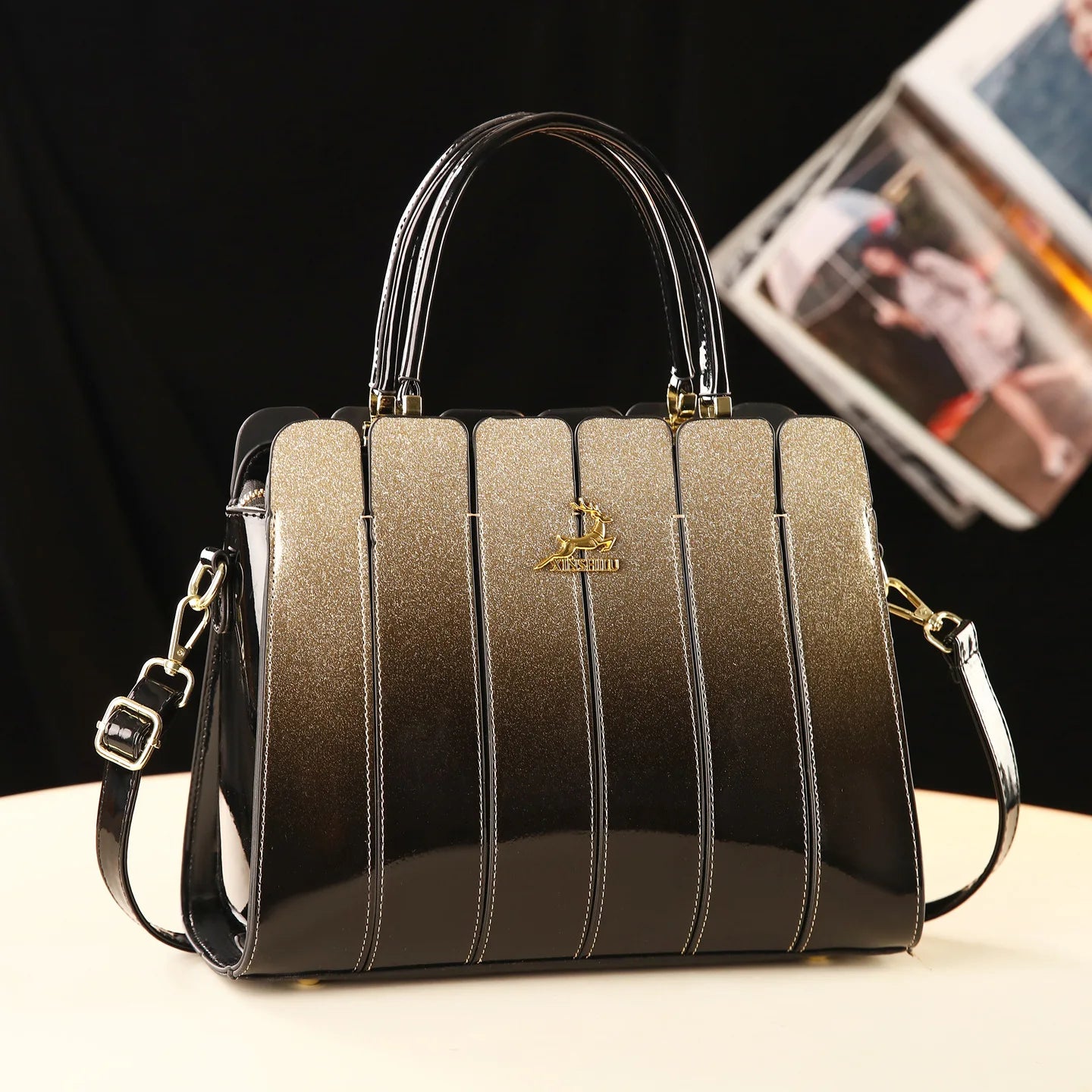 Leather Women’s Handbag Versatile Shoulder & Crossbody Crafted from smooth, bright leather with a stylish design. Comfortable, elegant, and perfect for everyday use.