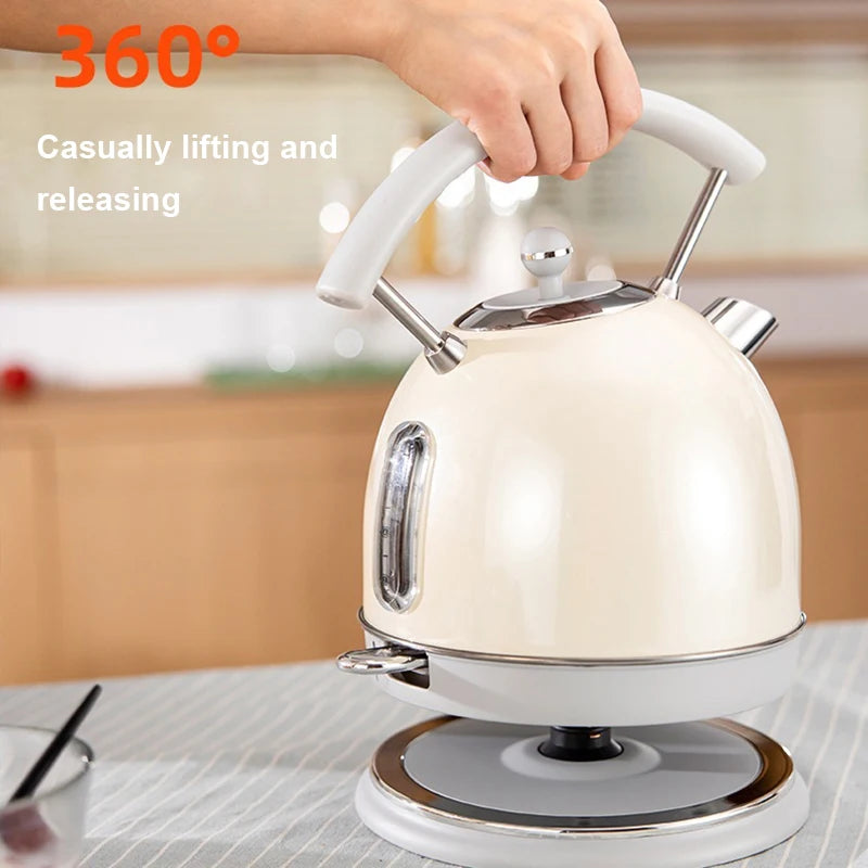 Long Spout Mouth Electric Kettle Stainless Steel Hot Water Temperature Control Meter Display Heating Boiler Pot Boiling Teapot