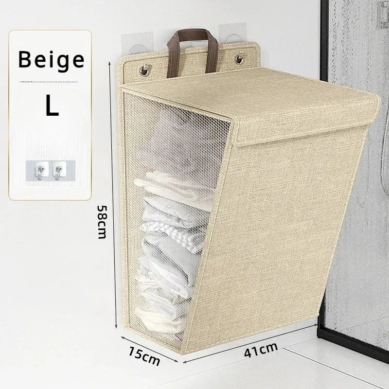 Household Laundry Baskets Foldable Bathrooms Laundry Baskets Large Capacity Multifunctional Waterproof Clothes Storage Basket