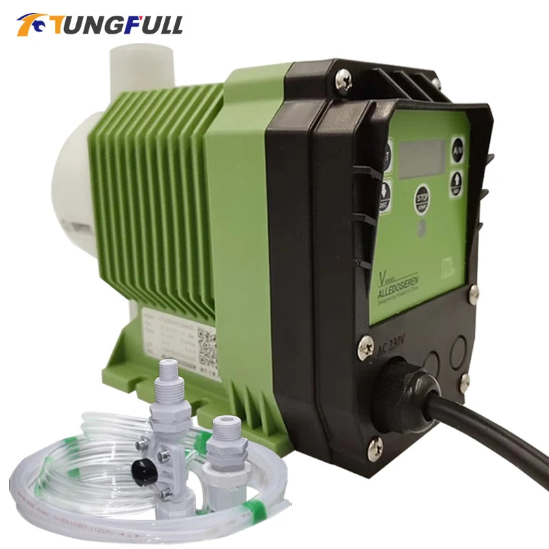 220V Electromagnetic Diaphragm Meterinng Pump Acid Dosing Pump Automatic Electric Micro Dosing Equipment Quantitative Pump