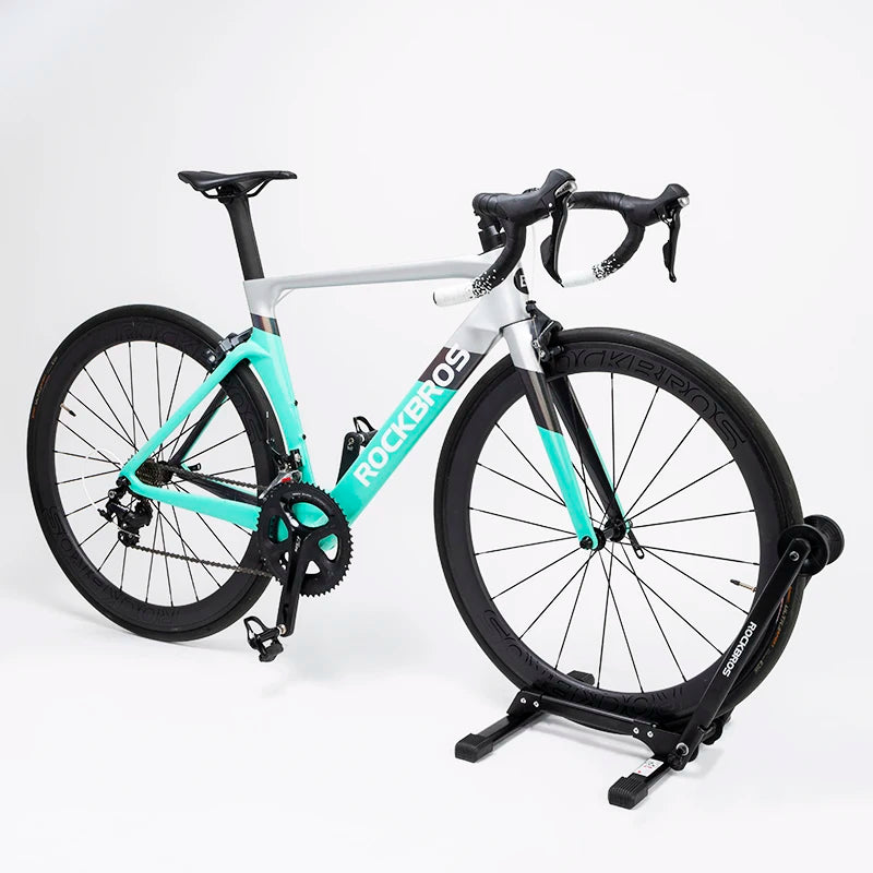 ROCKBROS Bike Parking Stand Indoor Floor Stable Support Bicycle Parking Stand Road MTB Bike Support Holder Rack Bike Accessories