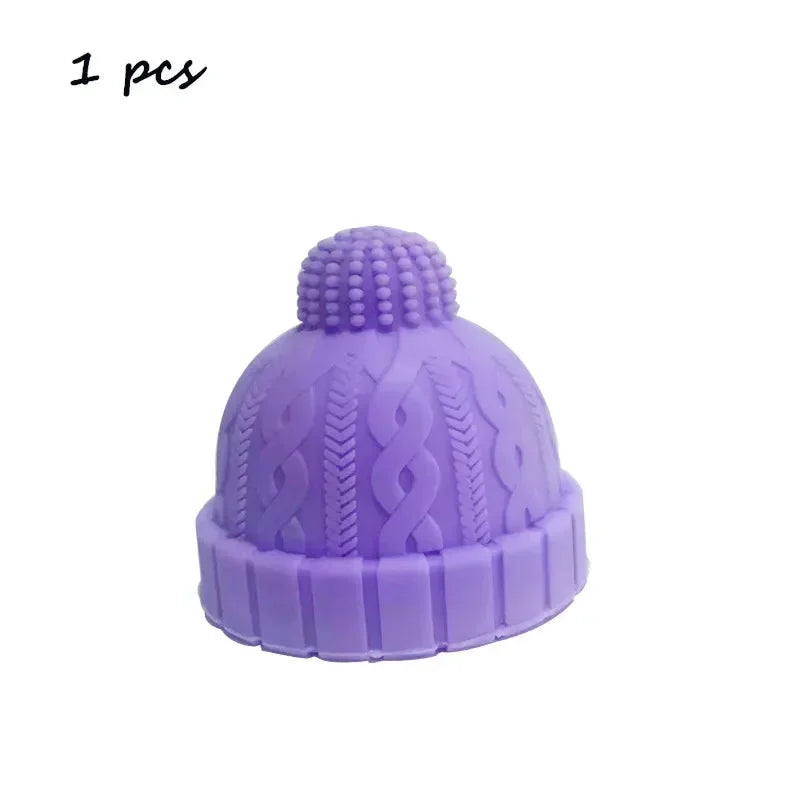 Creative Christmas Magic Hat Wine Stoppers Silicone Wine Stopper Reusable Decorative Seal Stopper Cap for Wine Beverage