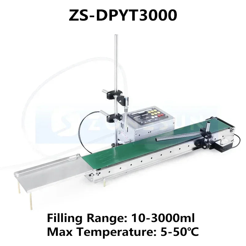 ZONESUN Automatic Perfume Oil Filter Beverage Water Bottle High Precision Heat Resistance Liquid Filling Machine ZS-DPYT1500