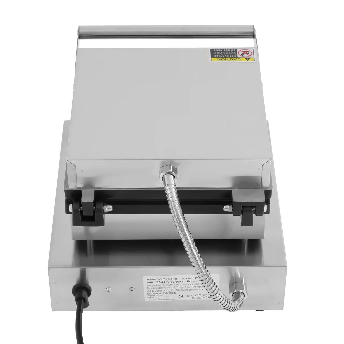 1750W Electric Waffle Maker 4 Grids Waffle Making Machine for Making Waffles Home Kitchens Commercial 50-300℃