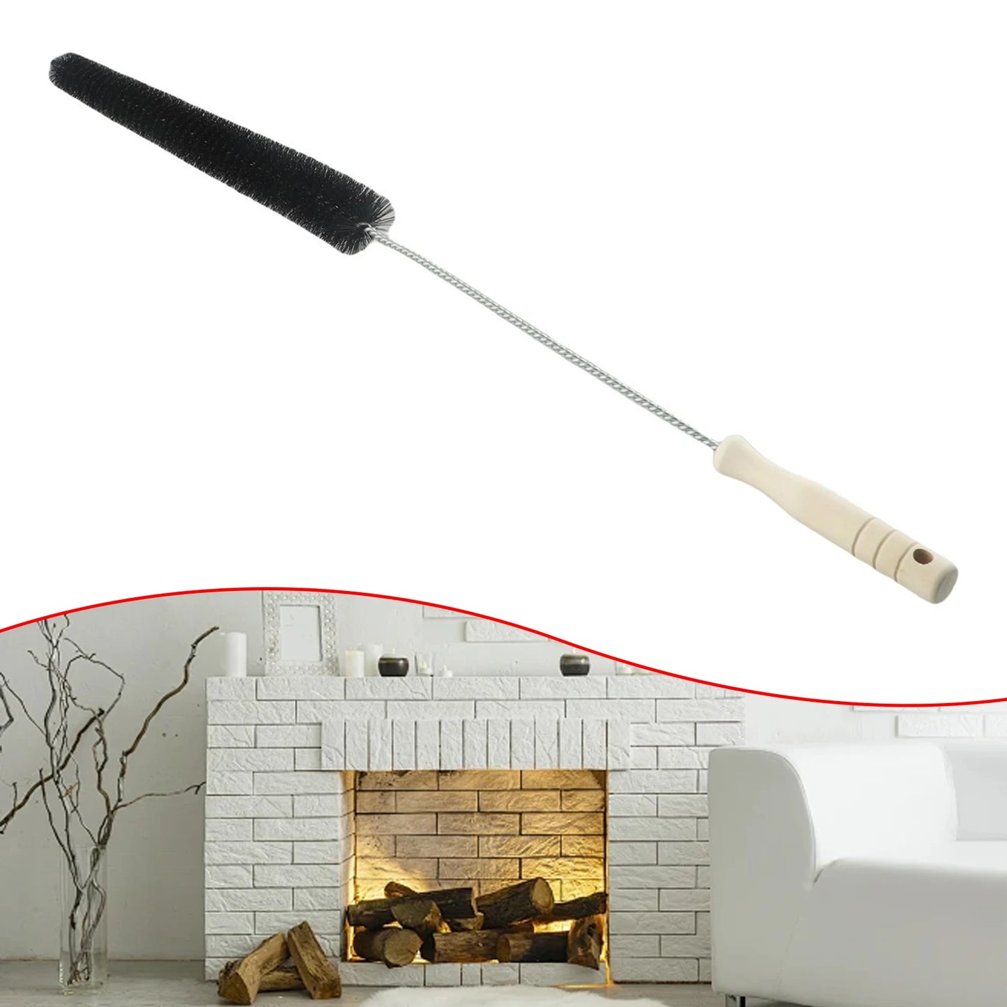 70cm/75cm Radiator Cleaner Brush Multi-Purpose Bendable Long Thin Cleaner Duster Washing Machine Cleaning Tool