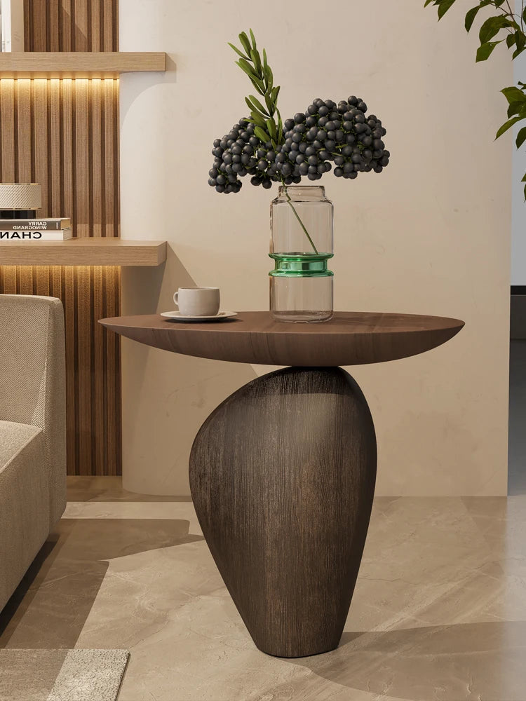 Creative Cobblestone Side Table – Nordic Style Unique, modern design perfect for living rooms, bedrooms, or sofa corners. Stylish coffee/tea table for home décor.