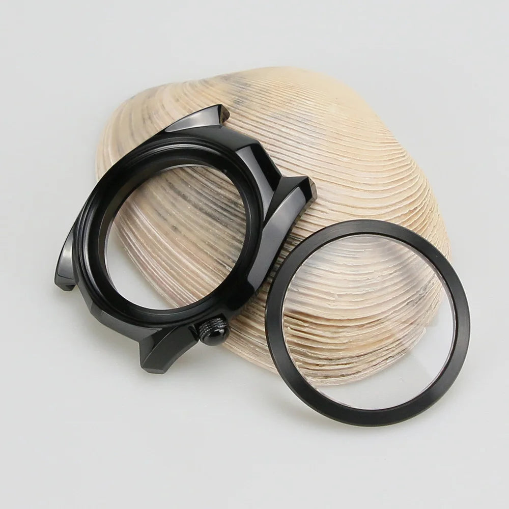 New Car Design 40mm 316L Stainless Steel Fit NH34 NH35 NH36 Movement Sapphire Glass Watch Case