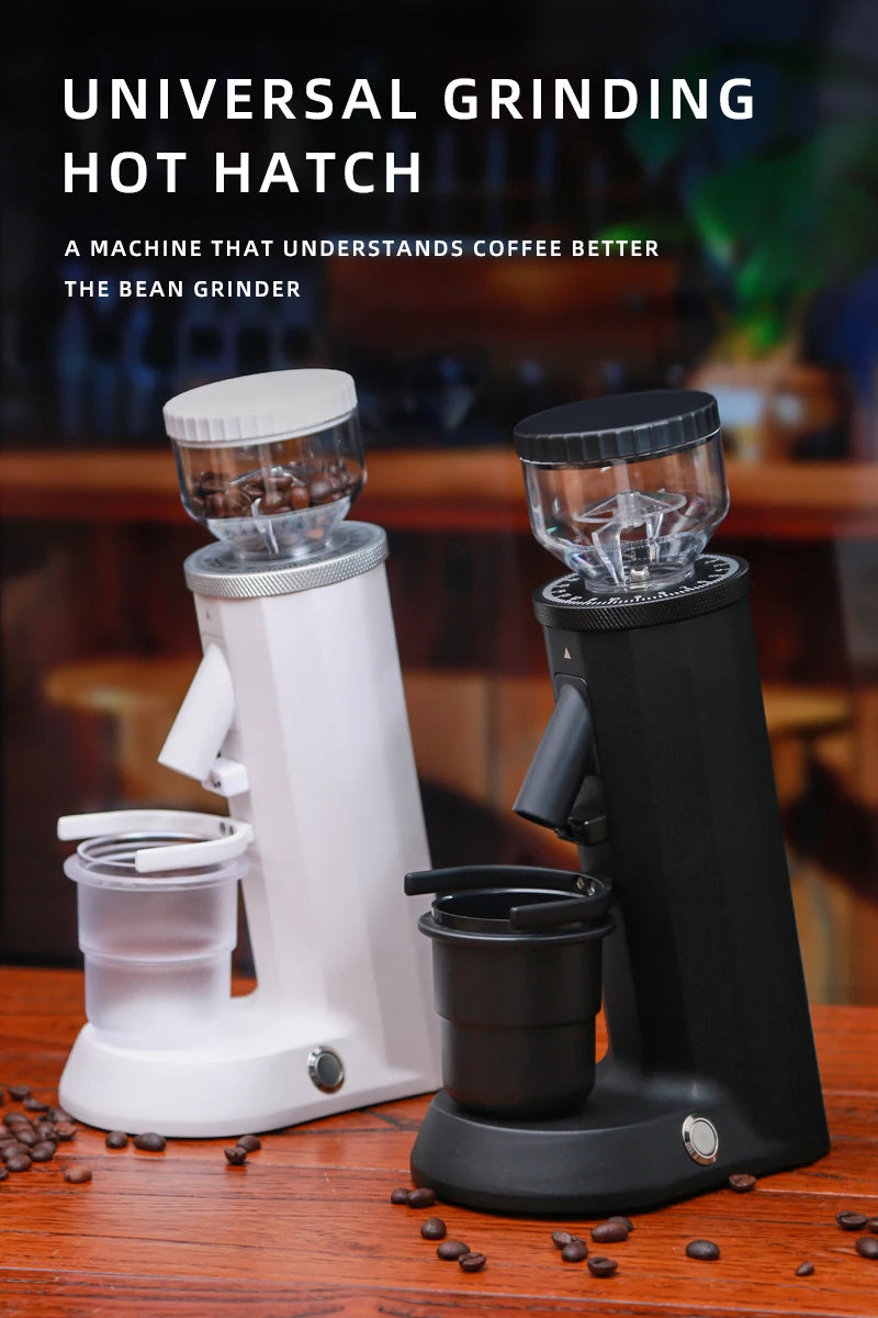Portable Electric Stainless Steel 48mm Conical Burrs Adjustment Design Electric Coffee Grinder