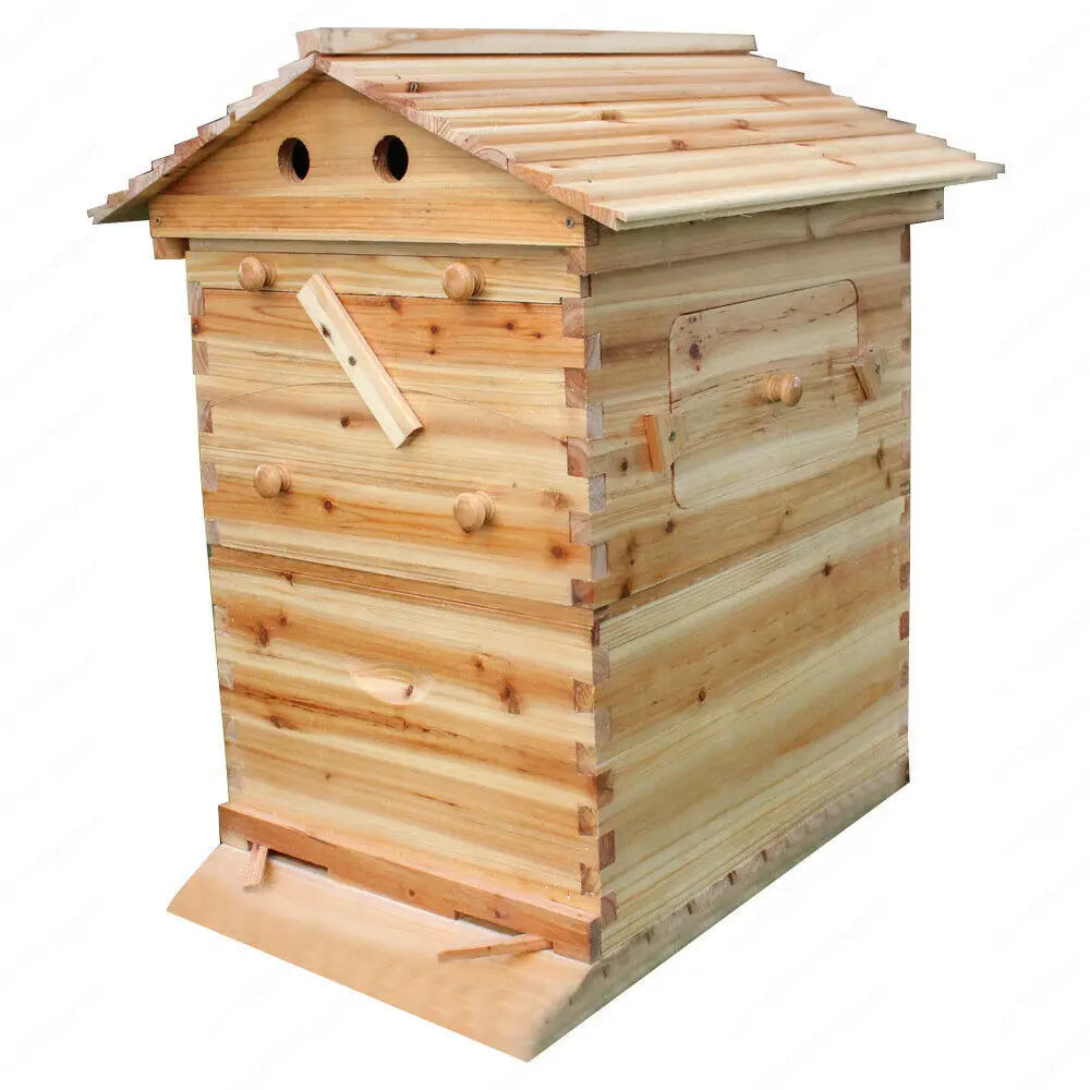 7-Frame Automatic Flow Hive (No Bees) Harvest honey easily, just turn the key, no hive opening needed.
Bee-friendly, beginner-ready, high-quality design.