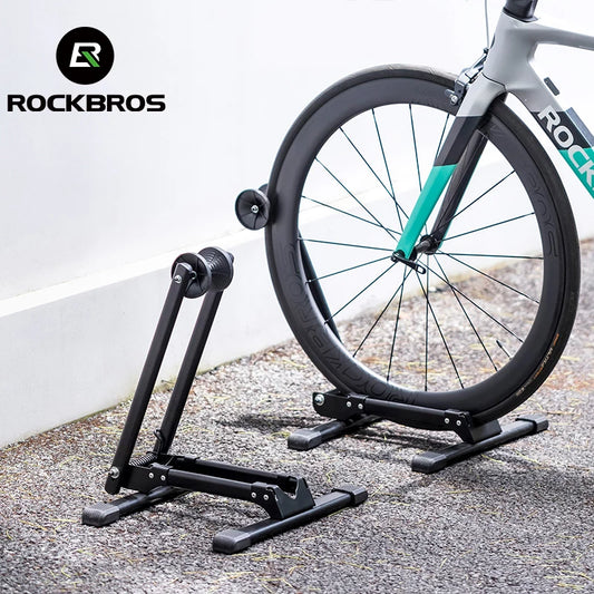 ROCKBROS Bike Parking Stand Indoor Floor Stable Support Bicycle Parking Stand Road MTB Bike Support Holder Rack Bike Accessories
