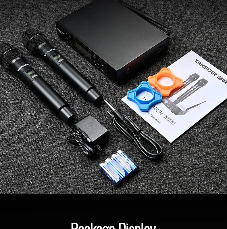 Takstar TS-3310UH Wireless Microphone UHF integrated circuit KTV Conference Home Entertainment Outdoor Performance