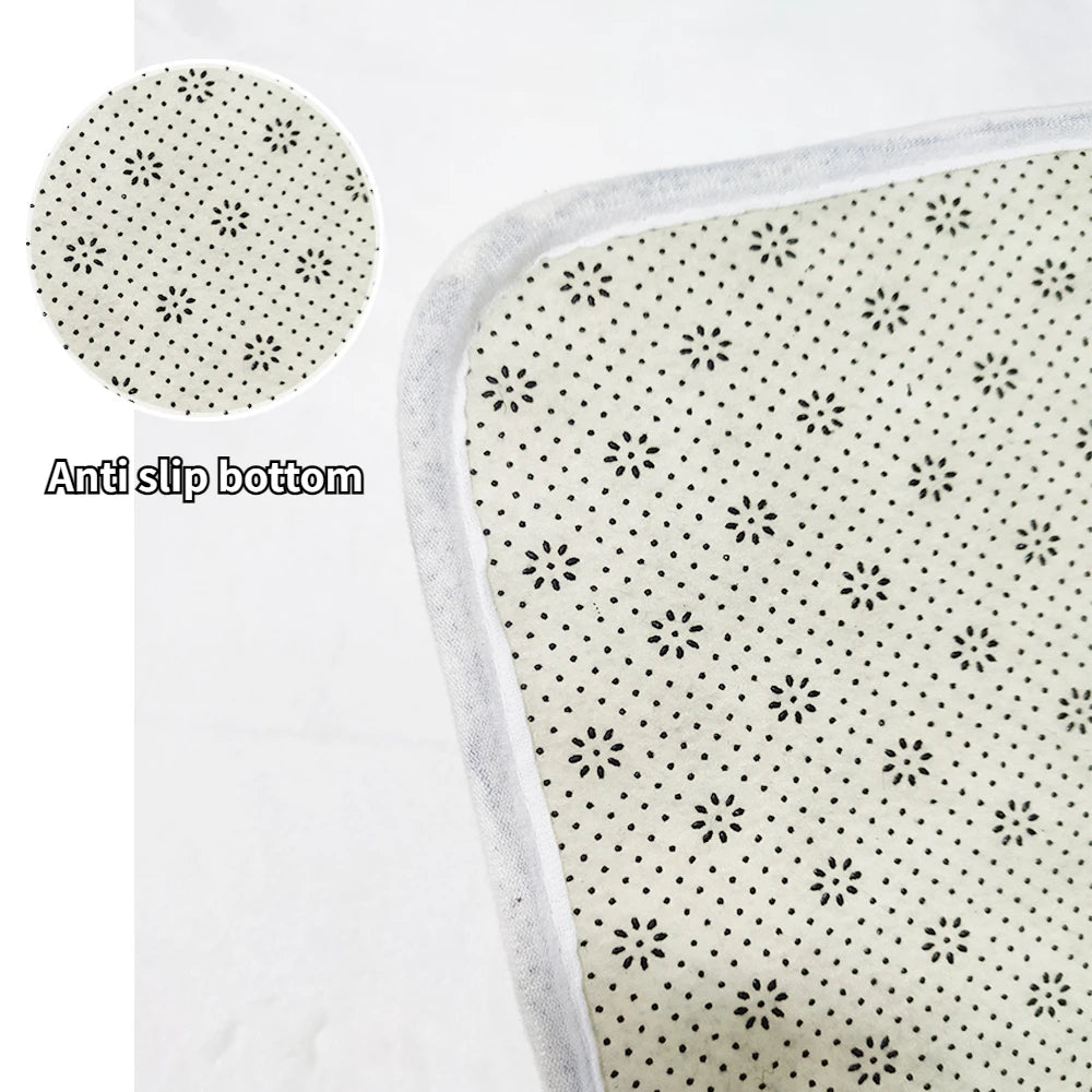 Persian Style Easy Cleaning Carpet for Living Room Retro Room Decoration Aesthetic Non-slip Lounge Rug European Tatami Mat