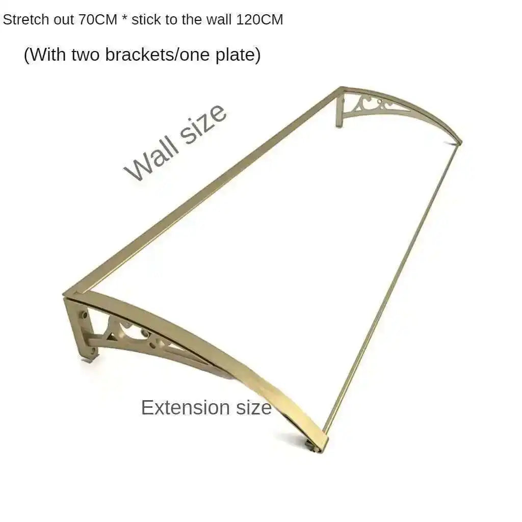 Modern Metal Awning for Electric Box Silent Outdoor Thickened Awnings Personalized Commercial Waterproof Awnings for Terrace