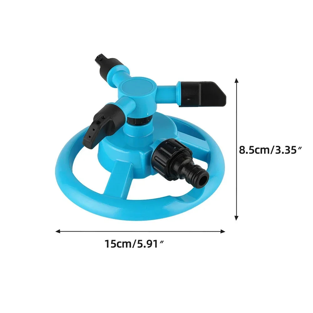 360  Automatic Rotating Garden Sprinkler – Quick Coupling Nozzle for Lawn & Garden Irrigation