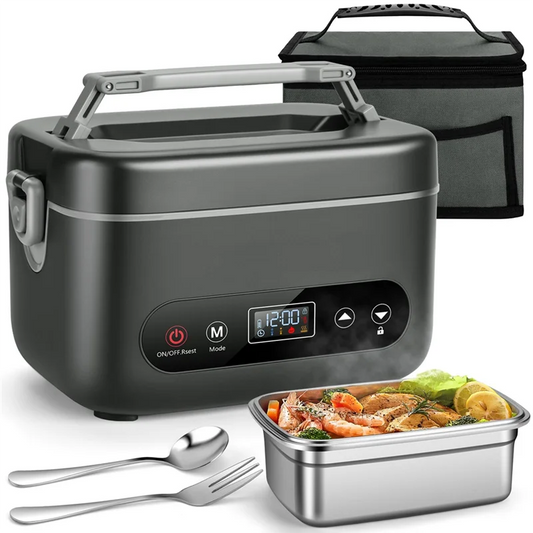 B89B-1.2L Cordless Electric Lunch Box - 20000Mah Rechargeable Portable Food Warmer With 5-Sided Heating, For Office,Outdoors