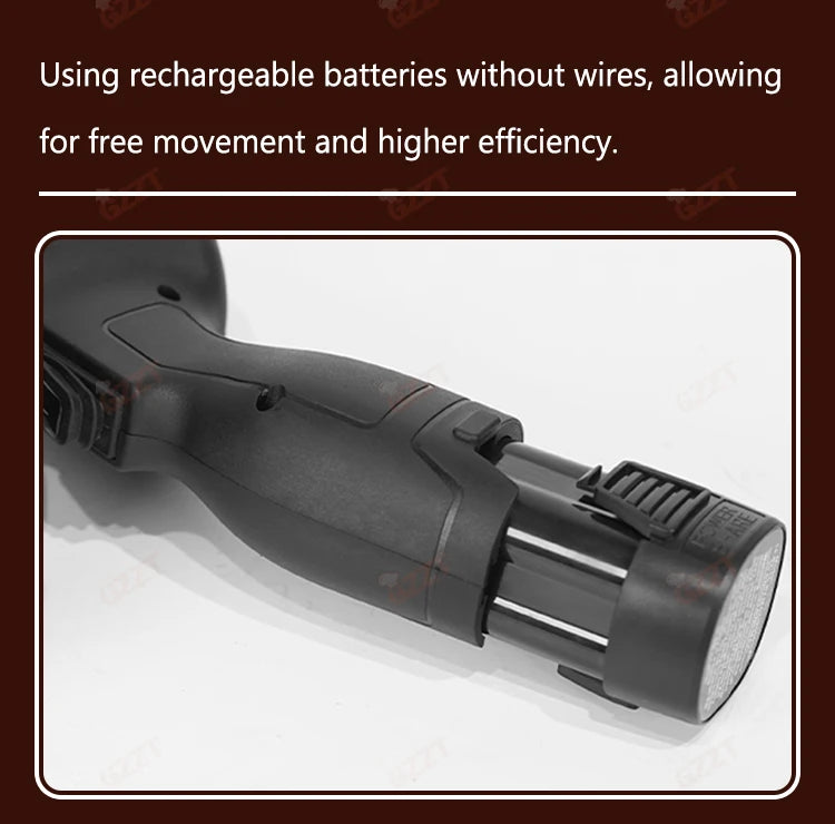 GZZT Cordless Meat Slicer Battery-Charged Handheld Roast Meat Cutter | Shawarma and Doner Slicing Knife Efficient Cutting Tool