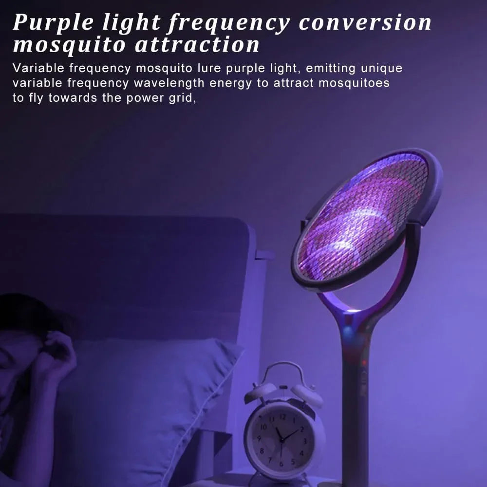 5 in1 Mosquito Killer Lamp Multicunctional Angle Adjustable Bug 2 in1 Mosquito Swatter Electric USB Rechargeable Fly Bat Swatter