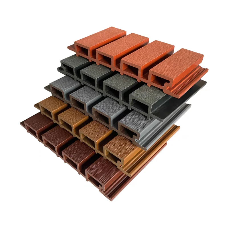 Outdoor WPC Wall Panel 24x48 Inch UV Resistant & IP68 Waterproof, Fireproof Exterior Cladding for Facade/Balcony, Snap Lock Syst