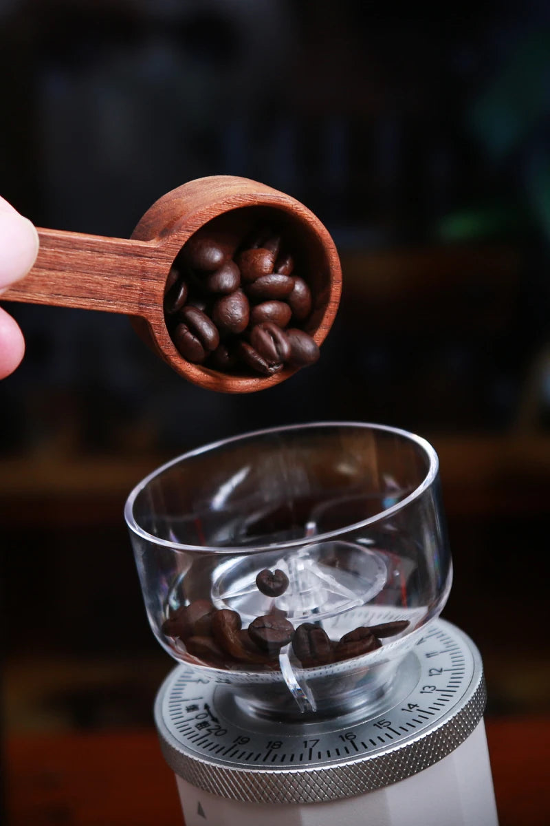 Portable Electric Stainless Steel 48mm Conical Burrs Adjustment Design Electric Coffee Grinder