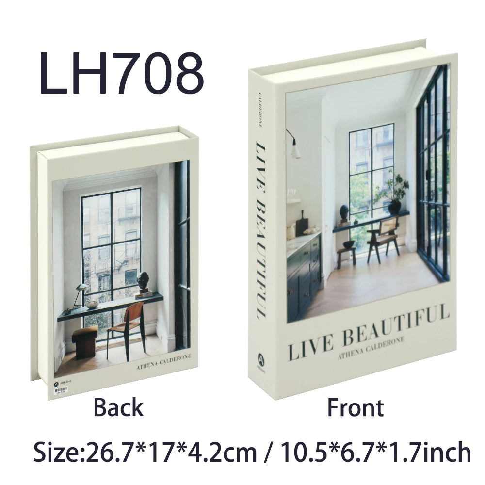 Aperol Cocktail Luxury Fake Books Decoration Coffee Table Decorative Books Club Villa Hotle Decoration Shooting Props Home Extra