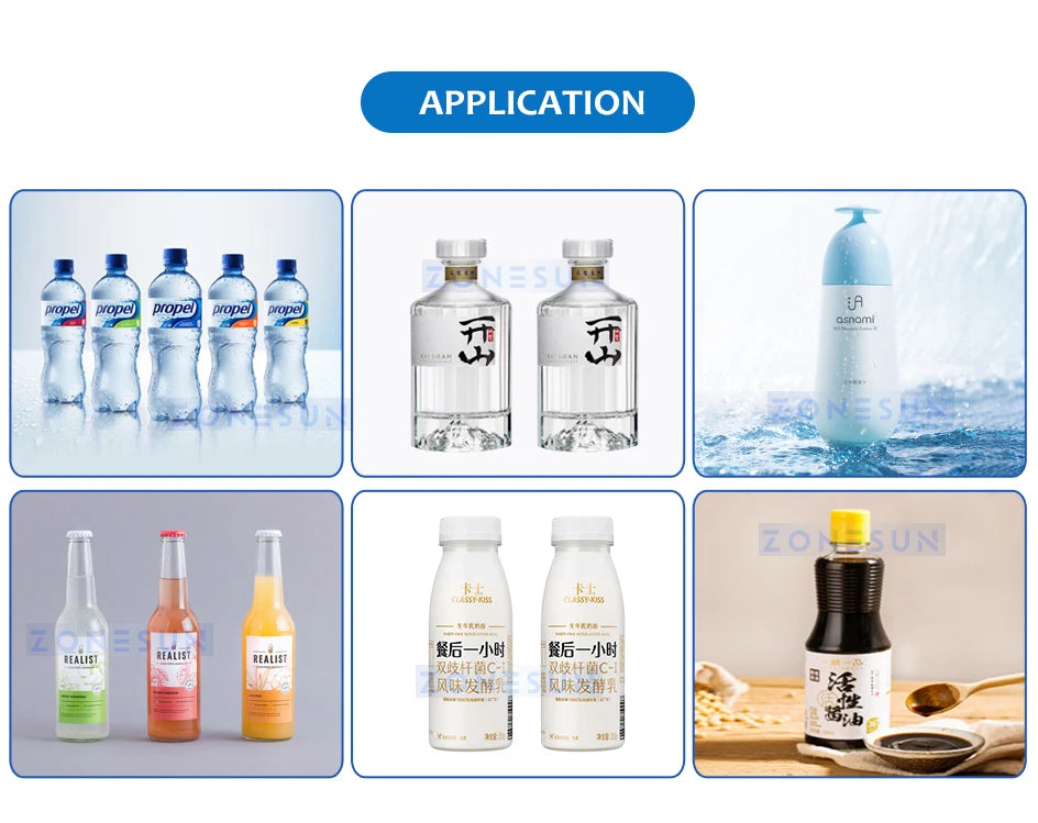 ZONESUN Automatic Perfume Oil Filter Beverage Water Bottle High Precision Heat Resistance Liquid Filling Machine ZS-DPYT1500