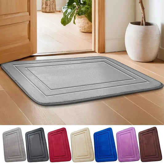 1PC Bath Mat & Bathroom Extra Thick & Soft Non Slip Super Absorbent Bathroom Rugs Bath Rug for Bathroom Floor Boden Matte 발매트