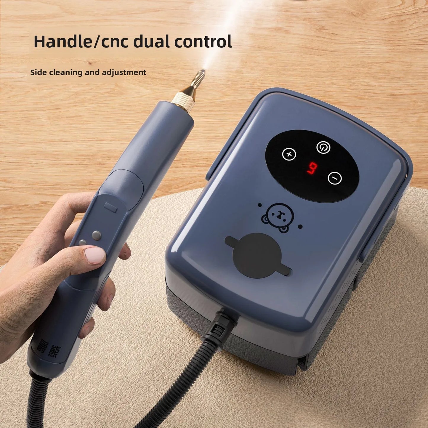 Handheld Steam Cleaner, High-Temperature Steam Sanitizer Adjustable Steam pressure 30s Fast Heating Kitchen Grease Cleaner