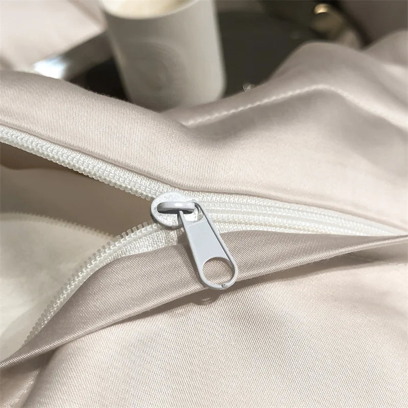 Dreamreal Pure Bamboo Bedding Set for Hotel Home Luxury Organic Bamboo Duvet Cover Fitted Bed Sheet Sets Pillowcase Cooling Soft