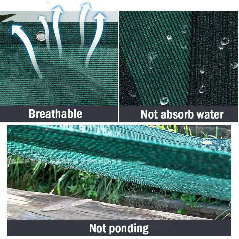 Balcony Privacy Screen Fence Netting 0.6/0.8/0.9/1.2/1.5m Height Patio Railing Fencing Cover UV-Resistant Garden Sunshade Net