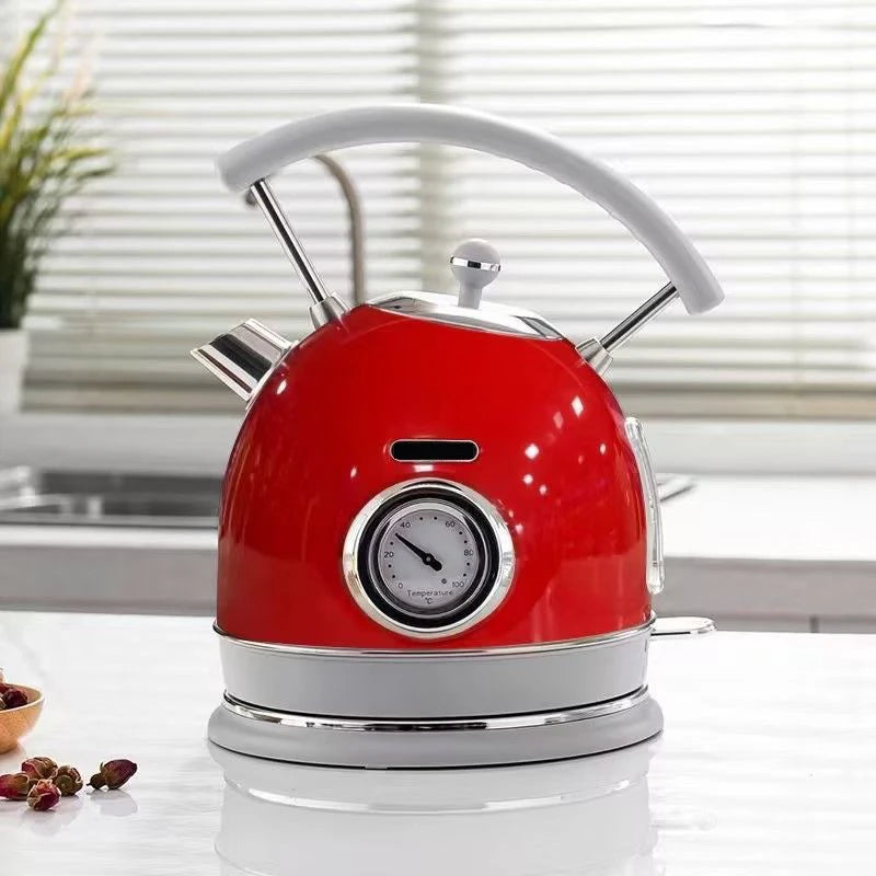 Long Spout Mouth Electric Kettle Stainless Steel Hot Water Temperature Control Meter Display Heating Boiler Pot Boiling Teapot